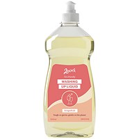 2Work Naturally Clean Washing Up Liquid 500ml Pack of 12