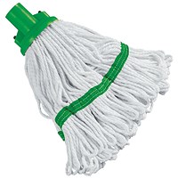 2Work Socket Mop Head 180g Green 2W10518
