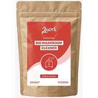 2Work Bio Washroom Cleaner Refill Jasmine/Violet Pack of 10