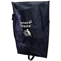 2Work Tidy Sack General Waste in Vinyl Blue