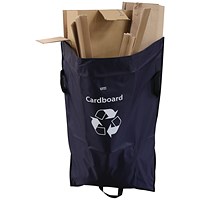 2Work Tidy Sack Cardboard in Vinyl Blue