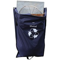 2Work Tidy Sack Metal in Vinyl Blue