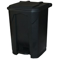 2Work Pedal Bin 50 Litre Grey