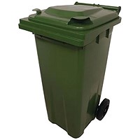 2Work Wheelie Bin 120 Litre Green