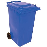 2Work Wheelie Bin 240 Litre Blue