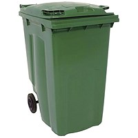 2Work Wheelie Bin 360 Litre Green