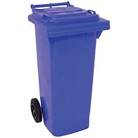 2Work Wheelie Bin 80 Litre Blue