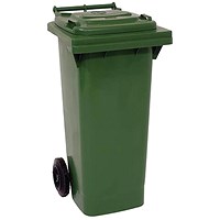 2Work Wheelie Bin 80 Litre Green