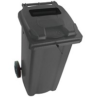 2Work Wheelie Bin Waste Slot Lid 120 Litre Grey