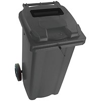2Work Wheelie Bin Waste Slot Lid 240 Litre Grey