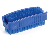 2Work Nail Brush Washable Blue Pack of 10