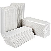 2Work 2-Ply C-Fold Hand Towels, White, Pack of 2295