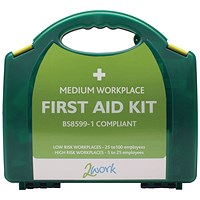 2Work BSI Compliant First Aid Kit Medium