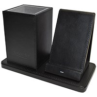 Deflecto Wireless Charging Desk Organiser/Pen Holder Black - Deflecto Wireless Charging Desk Organiser/Pen Holder Black -