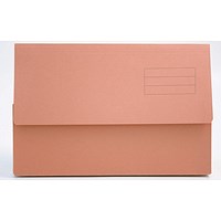 Guildhall Document Wallets 250gsm Orange PK50 - DW250-ORGZ