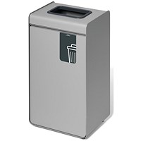 Durable Durasort General Waste Recycables Collector, 55 Litres, Grey/Black