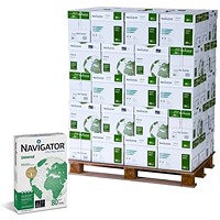 Navigator A4 Universal Paper, White, 80gsm, Pallet (64 Boxes)