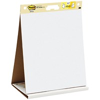 Post-it Table Top Meeting Chart Pad - 20 Sheets & Dry Erase Board