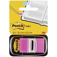 Post-it Index Flags, 25 x 43mm, Purple, Pack of 12(600 Flags in total)