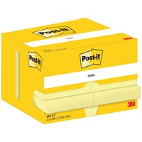Post-it Notes Display Pack, 51 x 76mm, Yellow, Pack of 12 x 100 Notes