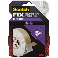 Scotch-Fix Mirror Double-Sided Mounting Tape 19mmx3m