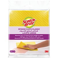 Scotch-Brite Sponge Cloth (Pack of 5) 7100248928