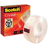 Scotch Crystal Tape - 19mm x 33m
