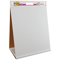 Post-It Super Sticky Self Stick Tabletop Chart 20 Sheets 584x508mm