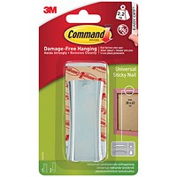 Command Universal Metal Picture Hanger 1HK+2S Large+4S Mini