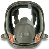 3M 6000 Series Full Face Mask, Grey, Small