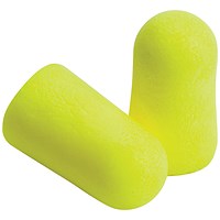 3M Earsoft Yellow Neon Earplugs Uncorded (Pack of 1000)