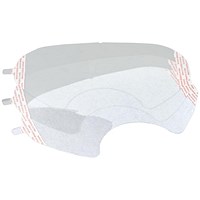 3M 6885 Peel Off Visor Covers, Pack of 100