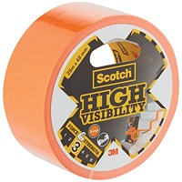 Scotch High Visibility Duct Tape Orange 25m x 48mm