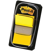 Post-it Index Tab Dispenser, 25 x 43mm, Includes 50 Yellow Tabs