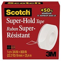 Scotch Super Hold Secure Tape, 19mmx25.4m