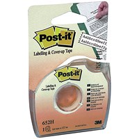 Post-it Cover Up and Labelling Tape 8.4mmx17.7m Low Tack