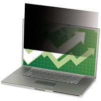 3M Privacy Filter, Frameless, 14.1 Inch Widescreen, 16:10 Screen Ratio