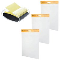 Post-it Super Sticky TableTop Meeting Chart Refill Pad, Pack of 2 - Buy 3 Get Post-It Pro Z-Note Dispenser Free