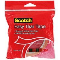 Scotch Easy Tear Tape, 25mm x 50m