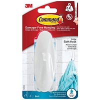 Command Designer Hook and Strips Large White 1HK+2S