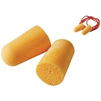 3M Disposable Earplugs, Orange, Pack of 200