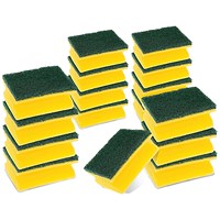 Scotch-Brite Classic Nail Saver Heavy Duty Scrub Sponge (Pack of 16) 7100248034