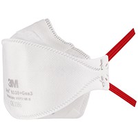 3M 9330+Gen3 Aura FFP3 Mask, White, Pack of 20