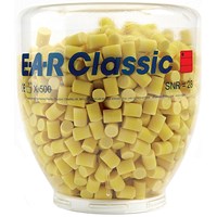 3M E-A-R Classic Earplug Refill Bottle, Yellow, Pack of 500