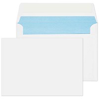 Blake Everyday Envelopes C6 Bright White Wallet Plain Peel and Seal 120gsm 114x162mm (Pack 500) -