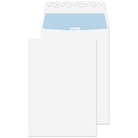 Blake Premium Office Envelopes C4 Ultra White Wove Pocket Plain Peel and Seal 25mm Gusset 140gsm 324x229mm (Pack 100) -