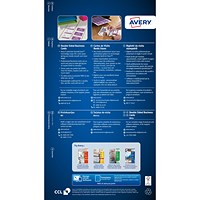 Avery Business Cards 85mm x 54mm Inkjet Prints on Both Sides 200 Cards / 25 Sheets 240 gsm -