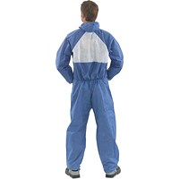 3M 4530 Fsr Coverall, Blue & White, Large