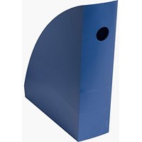 Exacompta NeoDeco Magazine File 266x82x305mm French Blue (Each) -