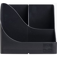 Exacompta NeoDeco Pen Wave Pen Pot 155x199x109mm Black (Each) - Exacompta NeoDeco Pen Wave Pen Pot 155x199x109mm Black (Each) -
